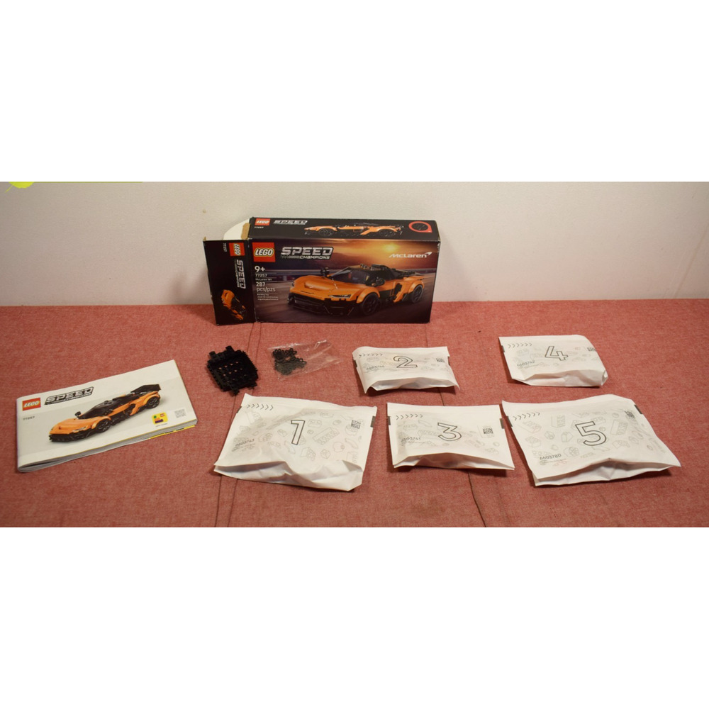 LEGO Speed Champions McLaren W1 Race Car 77257 (Incomplete)